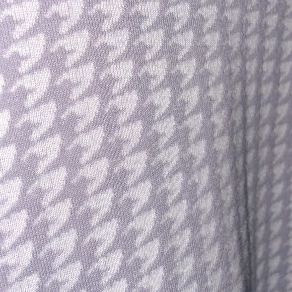 Croft & Barrow® Shawl Collar 1/4-Zip Jacquard Sweatshirt- Hounds tooth pattern - Picture 9 of 9